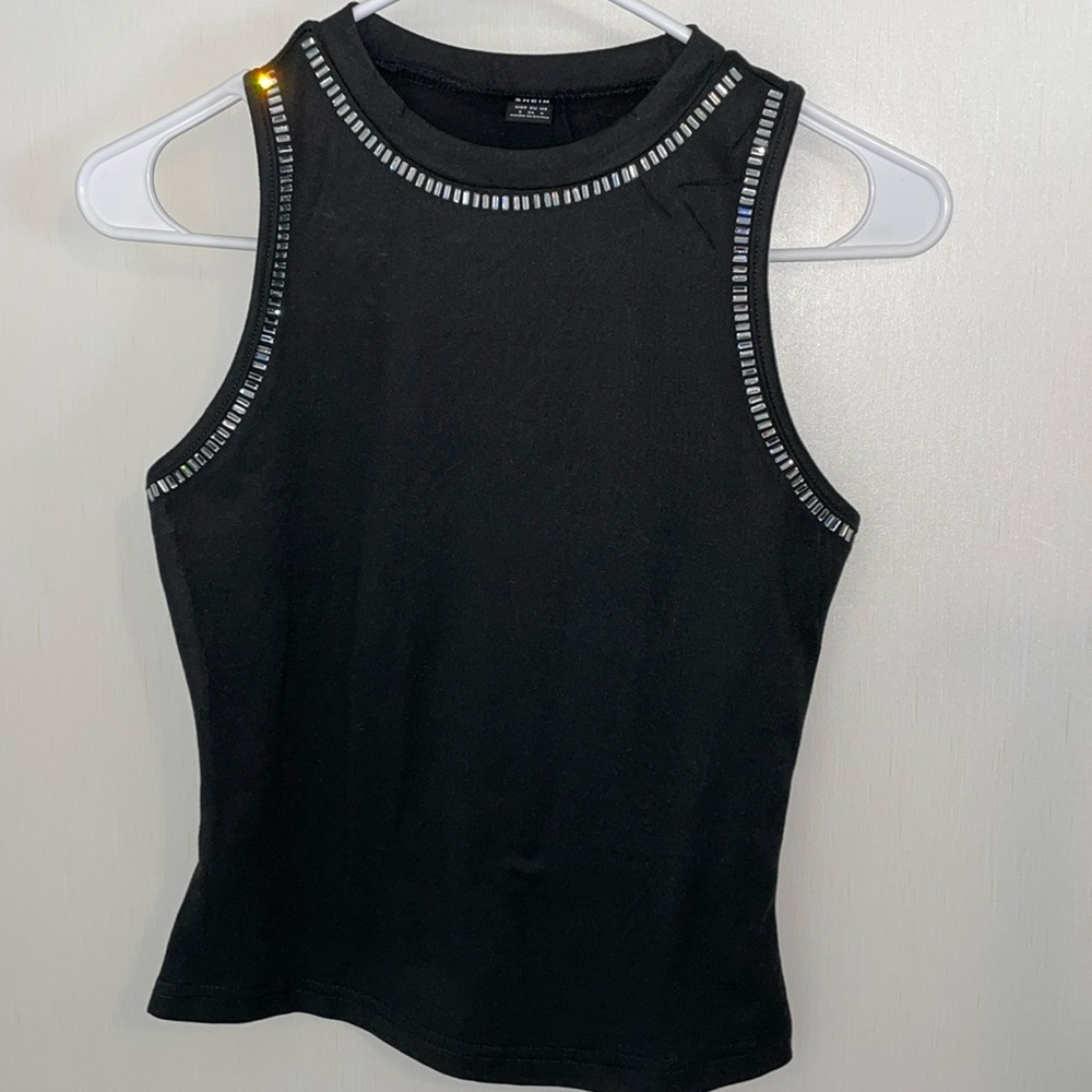 Black top with gems 💎